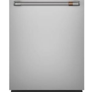 Cafe CDT845P2NS1 24 Inch Fully Integrated Built-In Dishwasher with 16 Place Settings, 5 Wash Cycles, Steam + Sanitize, Delay Start, Hard Food Disposer, 3rd Rack, Heated Dry, Tall Tub, and NSF Certified: Stainless Steel